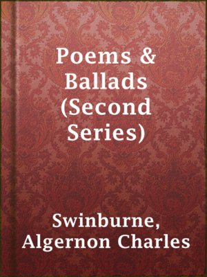 cover image of Poems & Ballads (Second Series)